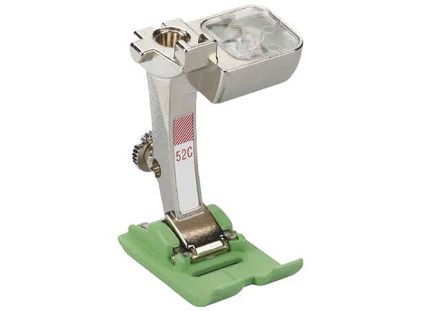 Trykkfot Bernina 52C Glidefot/Teflonfot Passer til Bernina D2,Ea3-4, Eb3-4,Ec3,F 